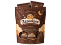 Zzzookies Mellow Chip Cookies 12-pack bag, shown on a transparent background with individually wrapped cookies visible in front